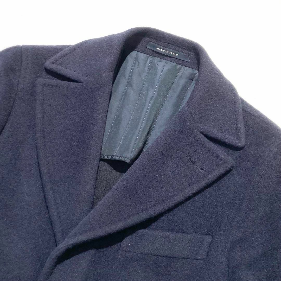 TAGLIATORE - 【極美品】TAGLIATORE チェスターコート THOMAS 紺 銀