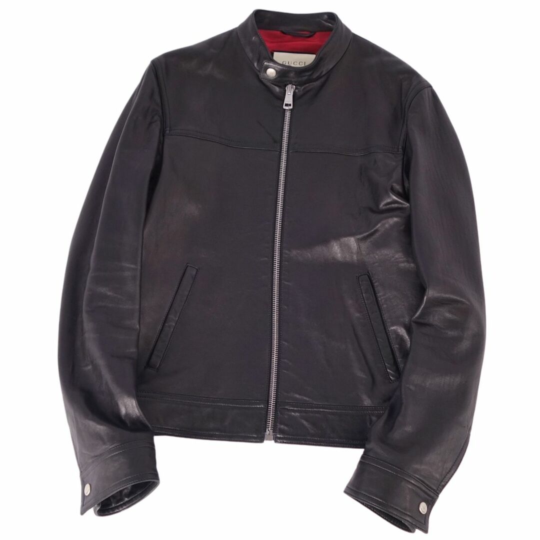 GUCCI - グッチ GUCCI ジャケット レザージャケット シングル