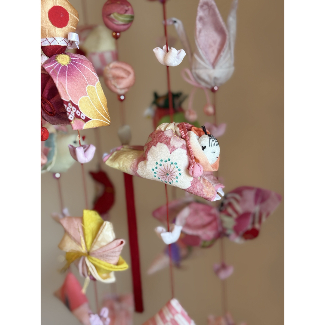 可愛いつるし雛 No.172 雛祭り・桃の節句・初節句飾り・さげもん吊るし飾り