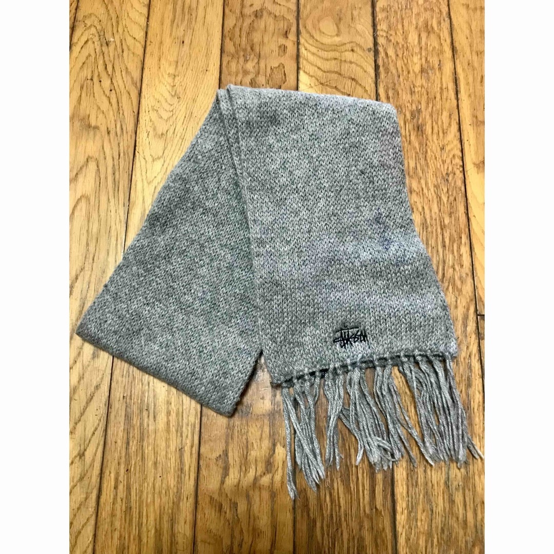 STUSSY - old stussy オールド ステューシー マフラー 黒タグ USA