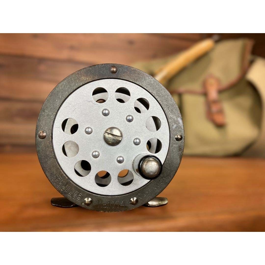 USA製 ヴィンテージ フライリール 真鍮×アルミ fly reel USA製