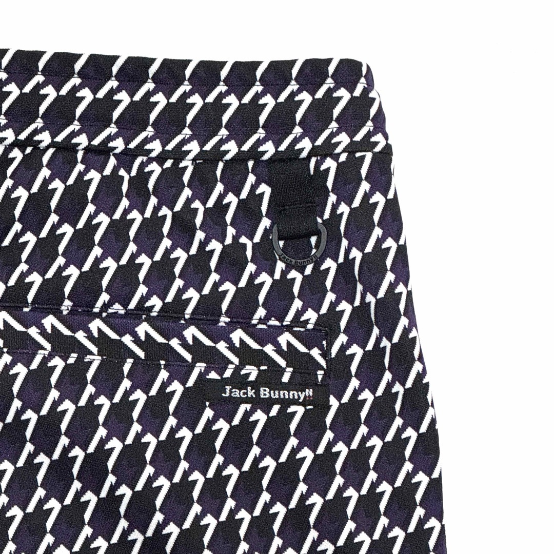 JACK BUNNY!! - 極美品 ジャックバニー 幾何学柄 パープル系 ゴルフ
