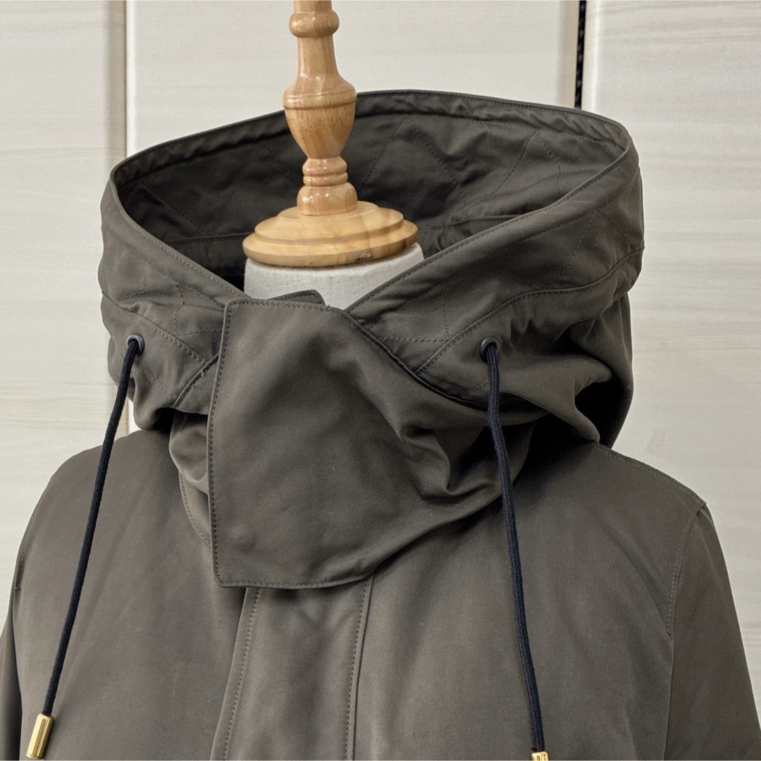 the reracs ザ・リラクス カーキ ボアライナー付ショート モッズコート