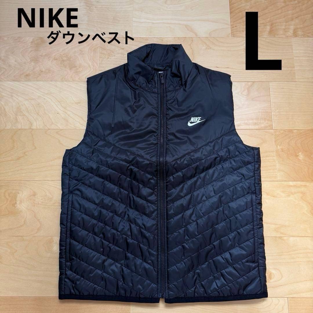 NIKE - NIKEナイキ ミッドウェイトパファー ベスト ダウンベスト 黒