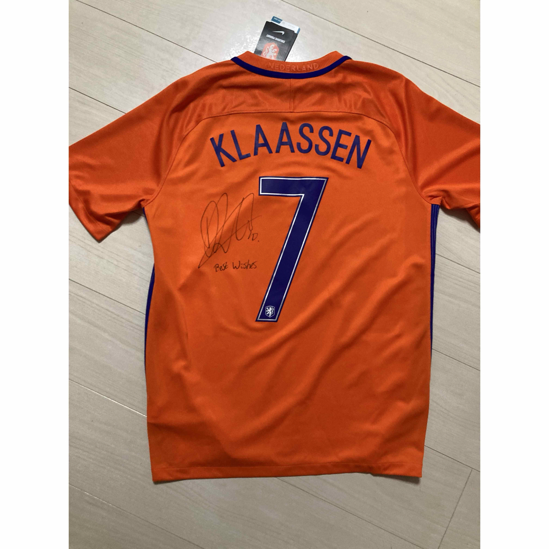 新品タグ付き】オランダ代表2016ホームユニフォーム7番クラーセン