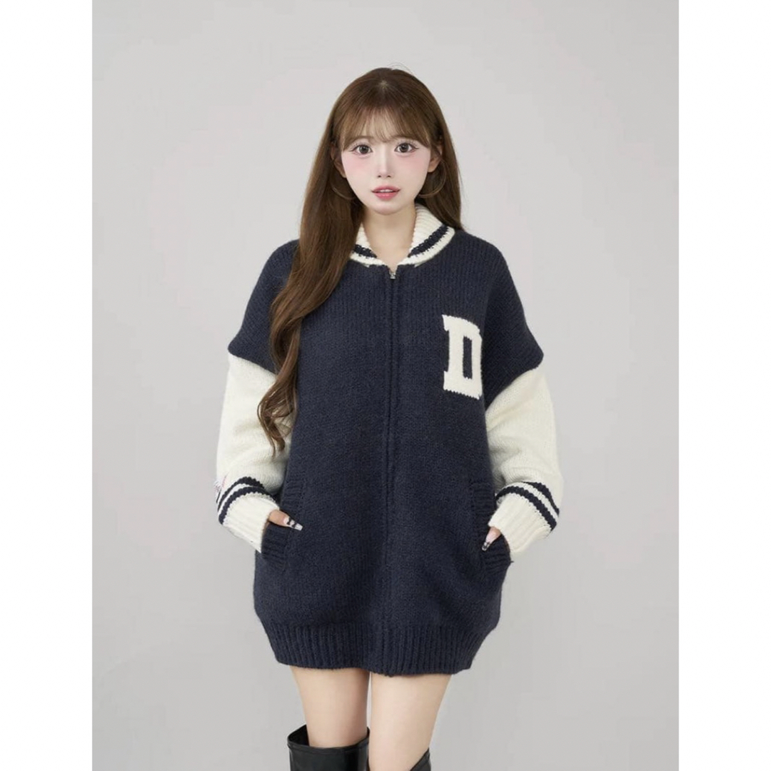 Darich - 新品タグ付 ダーリッチ THE Social CLUBニットブルゾン