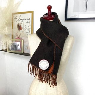 アットラスト TIMEWORN ATLAST ウール マフラー D.GRの通販 by