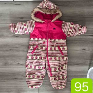 mou jon jon - 新品100.110小花柄スノーコンビ・ジャンプスーツの通販