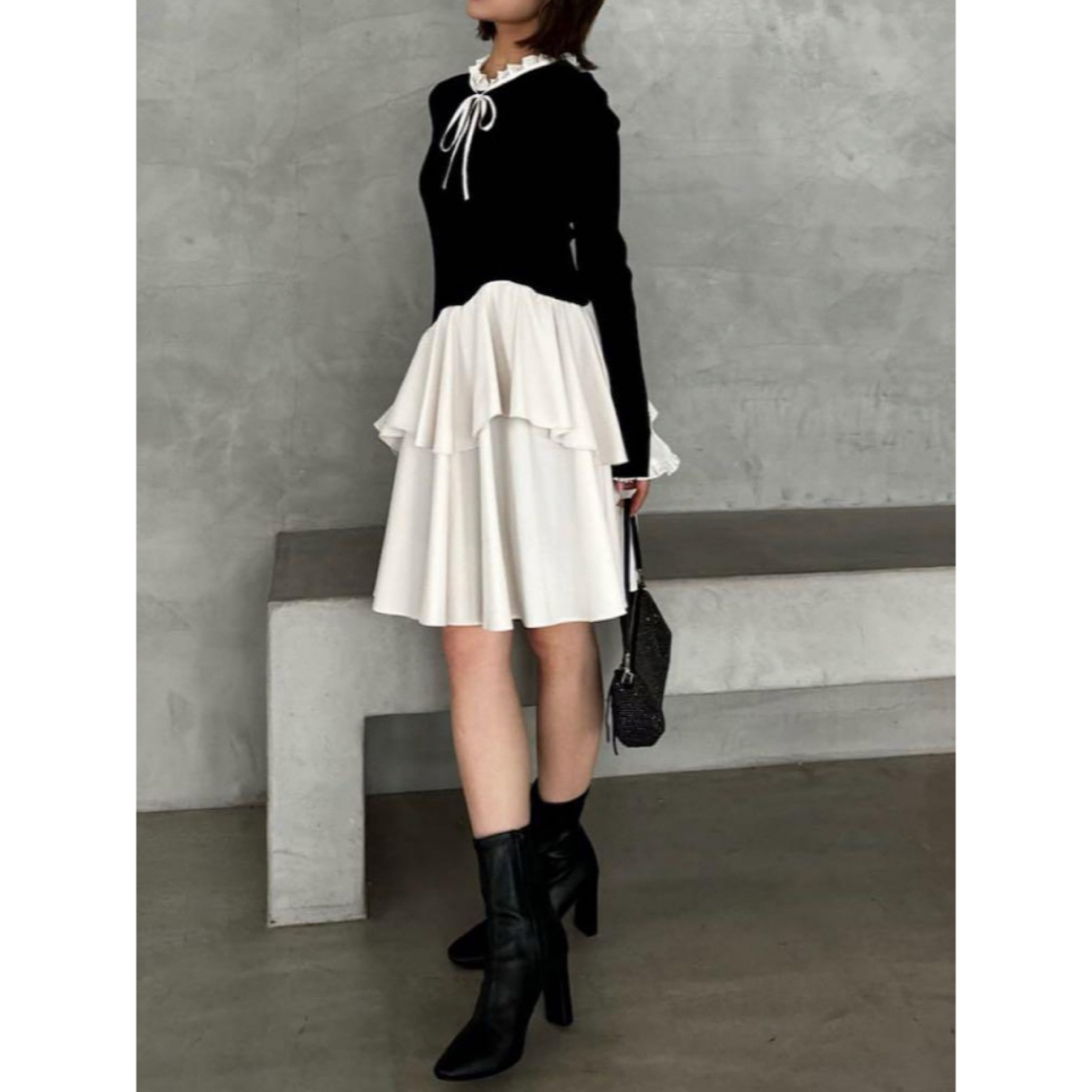 SNIDEL - SNIDEL♡Sustainableドッキングミニニットワンピース