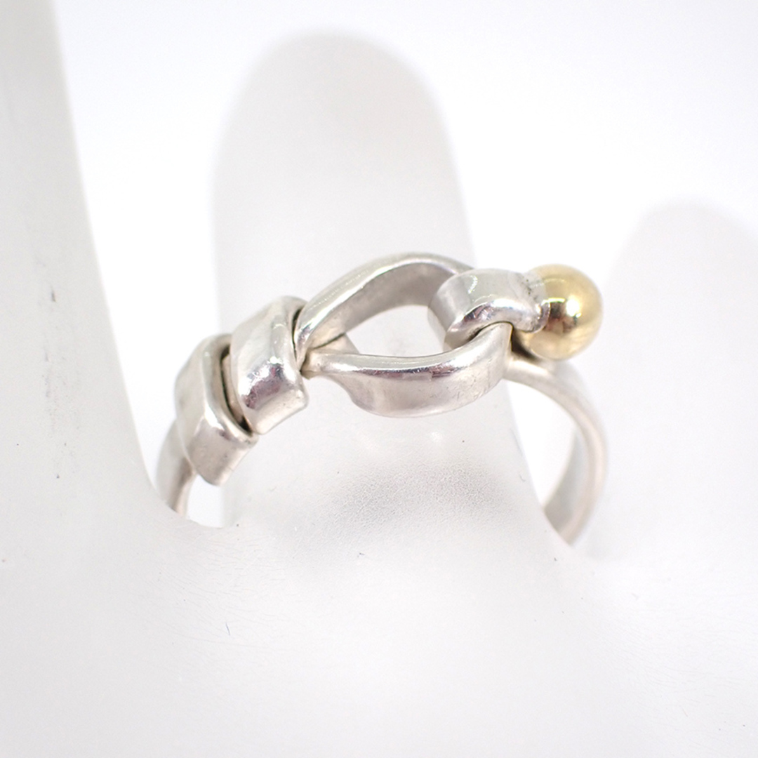 Tiffany & Co. - ティファニー 925/750 フック＆アイ リング /12号