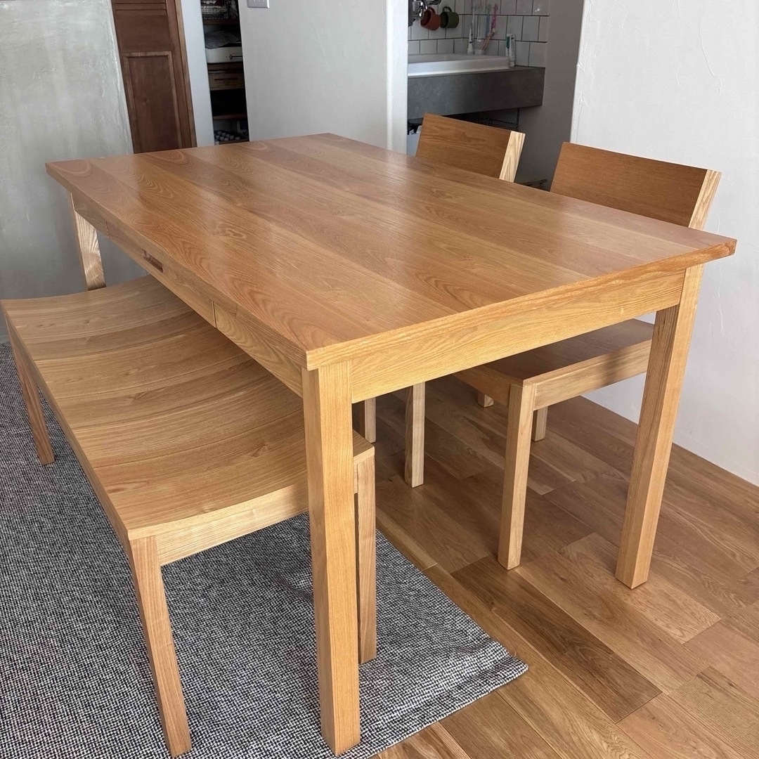 unico - 【お引取限定】unico ウニコ ダイニングテーブル ベンチ