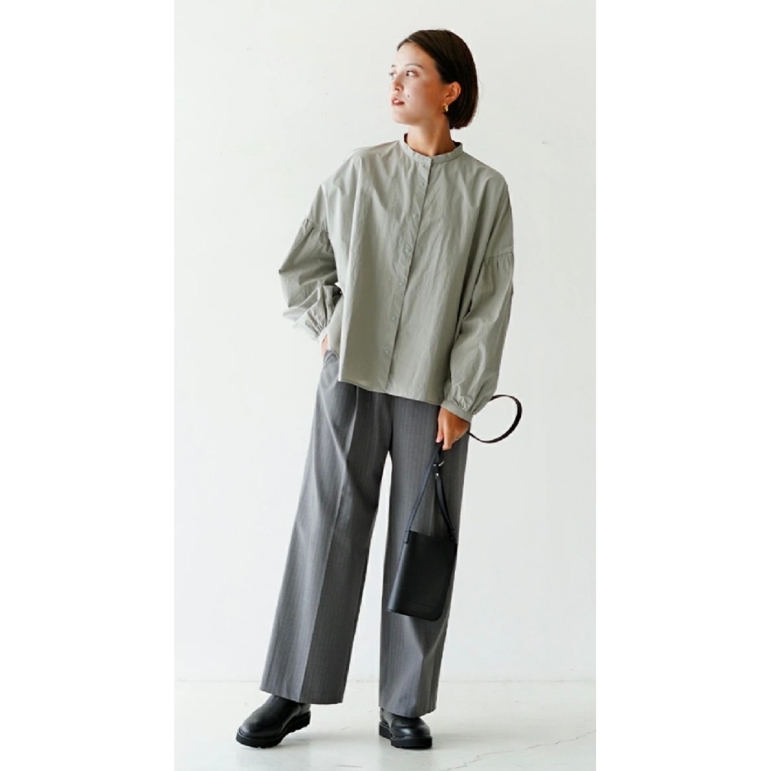 ma couleur タグ付きパンツ