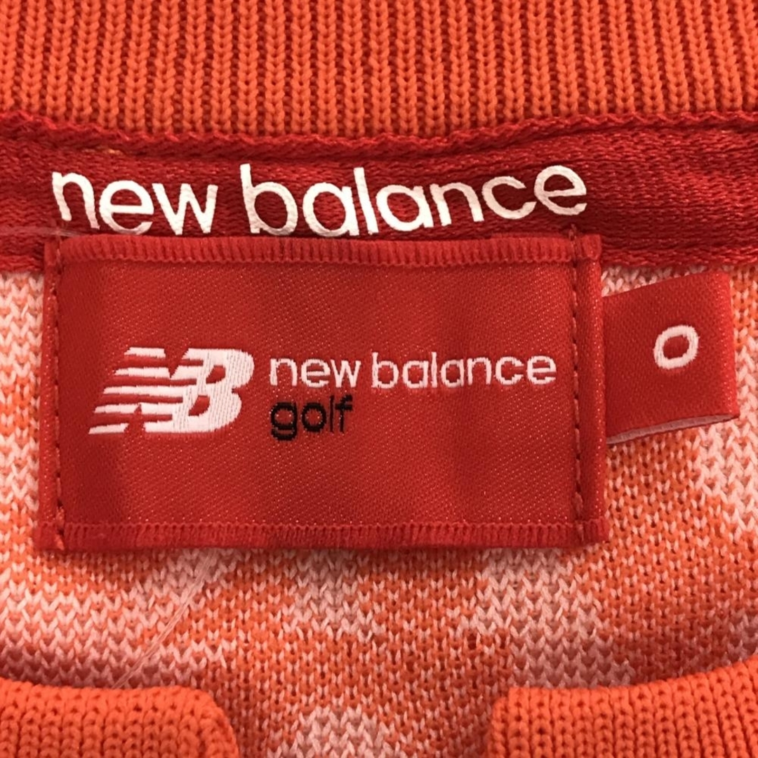 New Balance - 【超美品】ニューバランスゴルフ ニットベスト オレンジ