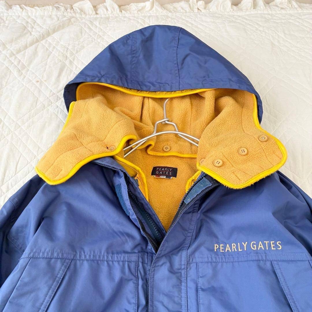 90's パーリーゲイツ ナイロンマウンテンパーカー フリースライナー