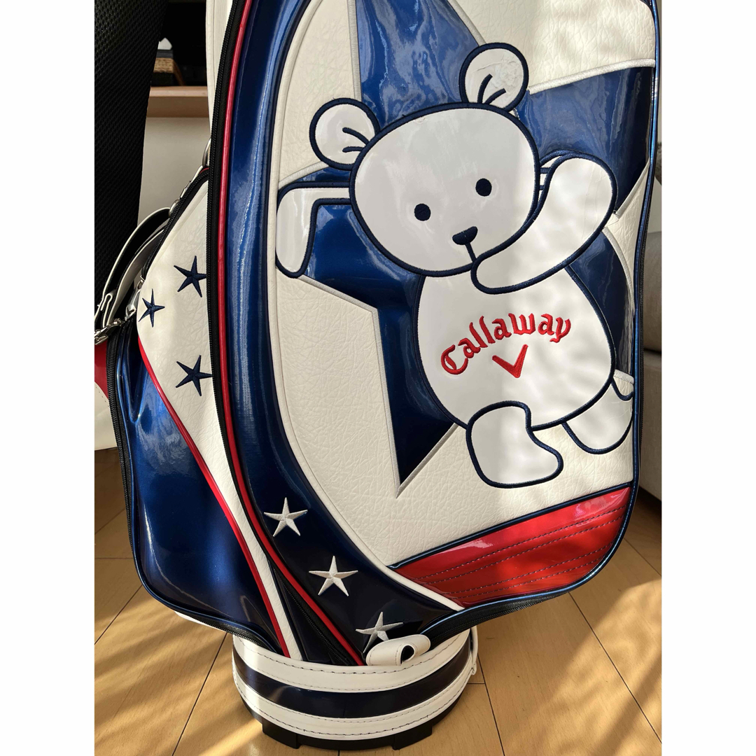 希少 良品キャロウェイ ベア カート型キャディバッグ 星柄 限定モデル