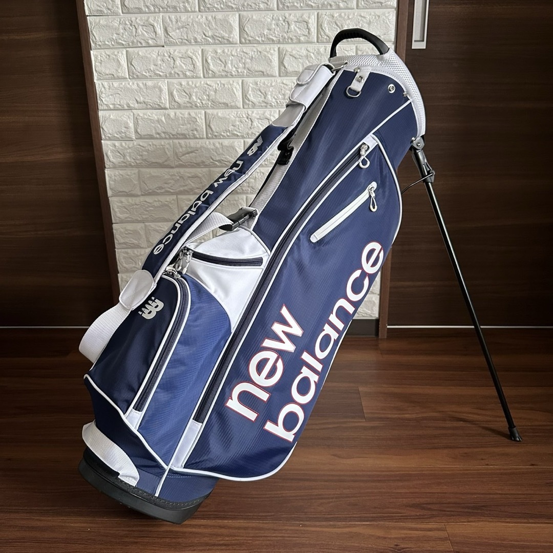 ニューバランスゴルフ キャディーバッグ ネイビー 軽量 new balance