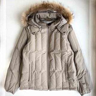 schott - 【米国製】schott レザーダウンジャケット 羊革 ダーク