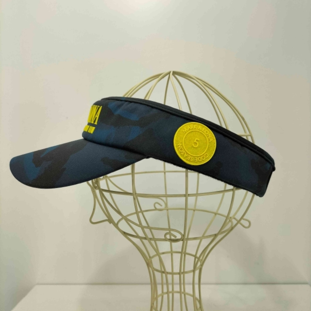 MARK & LONA マークアンドロナ サンバイザー スカルロゴ カモフラ柄