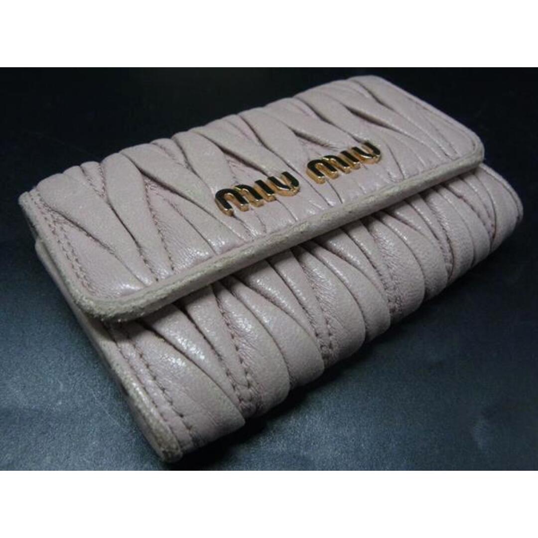 MIU MIU - miumiu ミュウミュウ マテラッセ レザー 6連キーケース 鍵