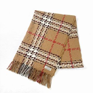 BURBERRY - 週末限定値引き⭐️美品 バーバリー マフラー 白タグ