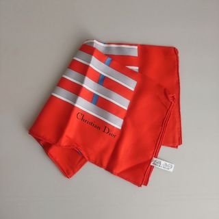 Christian Dior（バンダナ/スカーフ ・ レッド/赤色系）のフリマ
