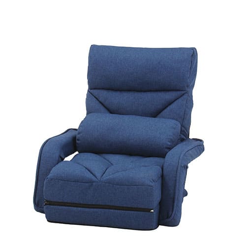 新品 未使用 多機能チェア プレミアム ネイビー ジャパネットたかた 座