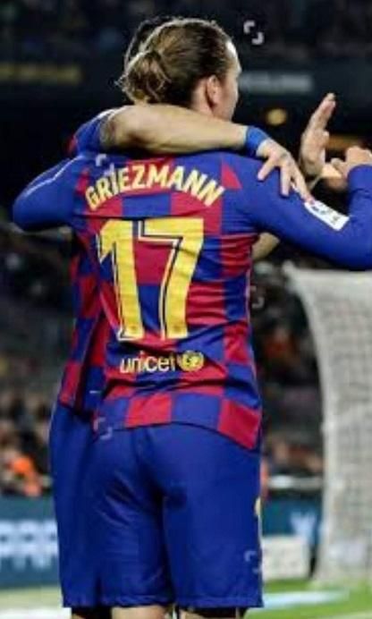 FCバルセロナ（H）19/20 長袖 グリーズマン＃7 パッチ2個付！