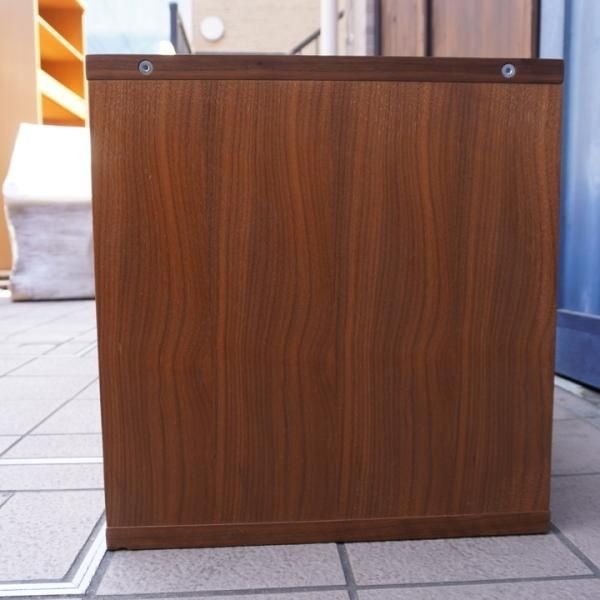人気の無印良品(MUJI)のウォールナット材 スタッキングキャビネット・A