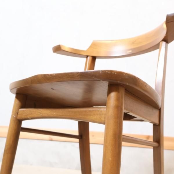 2の2 柏木工 ソフィー ウォルナット無垢材 ダイニングチェア