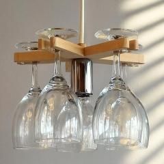 Flamesフレイムス/GrassChandelierグラスシャンデリアフラット【5灯