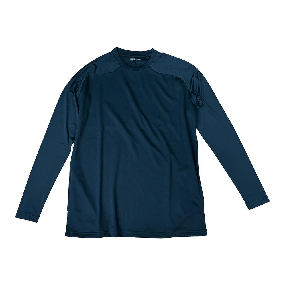袖だけフィット長袖Tシャツ L グリーン | 作業着・作業服・安全靴 通販