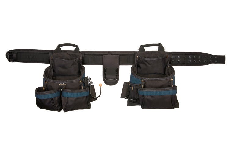 クニーズ 腰袋 両側・ベルト付 AP-2602 作業用ベルト 工具収納 工具