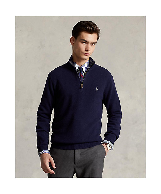 ウール クォータージップ セーター MNPOSWE16821102