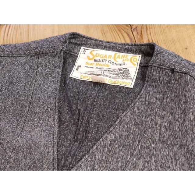 SUGAR CANE シュガーケーン 9oz コットンコバートワークベスト SC12795