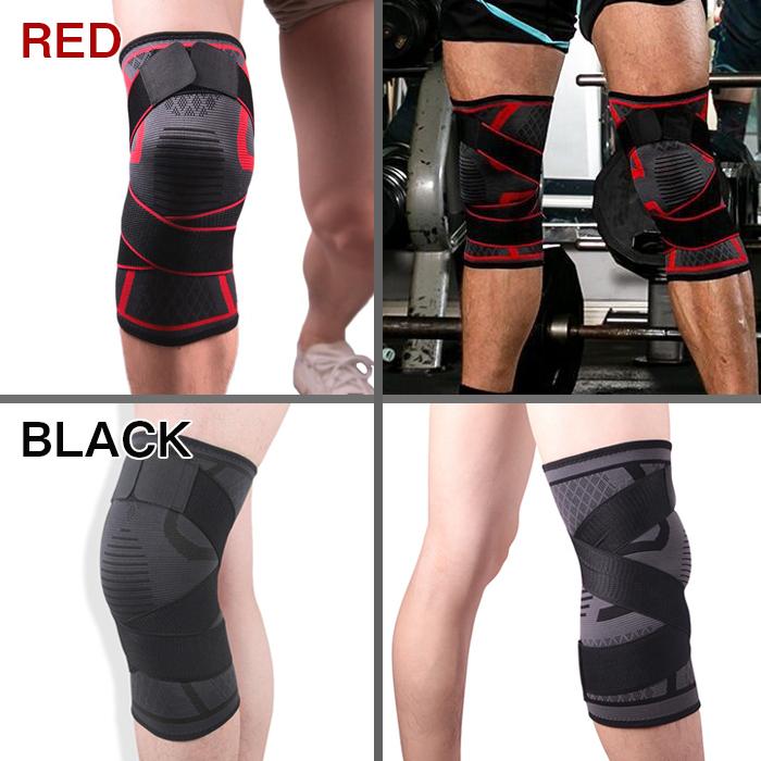 膝サポーター ひざ サポーター 膝 クロスベルト 怪我防止 衝撃保護