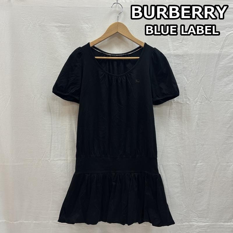 バーバリー・ブルーレーベル ノバチェック ホース 刺繍 ロゴ 半袖