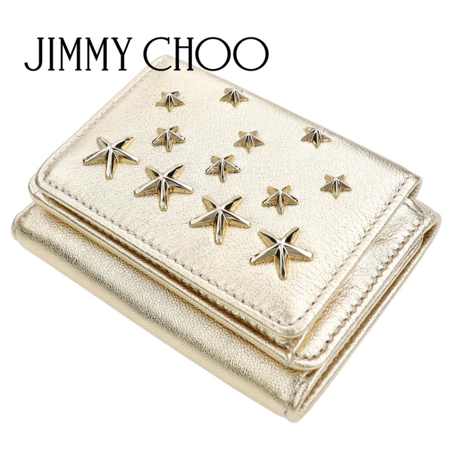 JIMMY CHOO（ジミーチュウ） 財布 三つ折り Jimmy Choo NEMO AMP GOLD