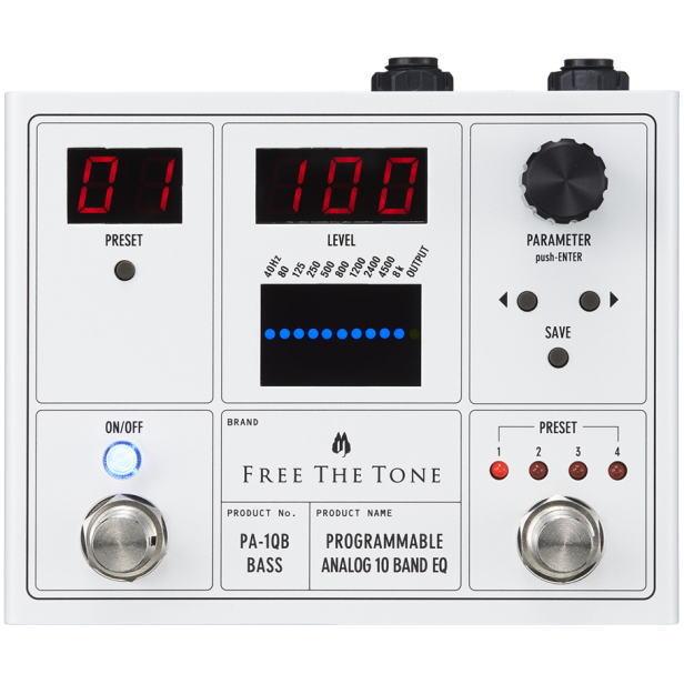 Free The Tone PA-1QB ベース用イコライザー PROGRAMMABLE ANALOG 10