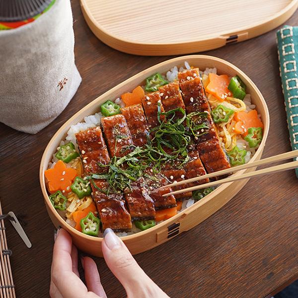 曲げわっぱ 弁当箱 小判型 大 栗久 わっぱ弁当 国産 日本製 ギフト