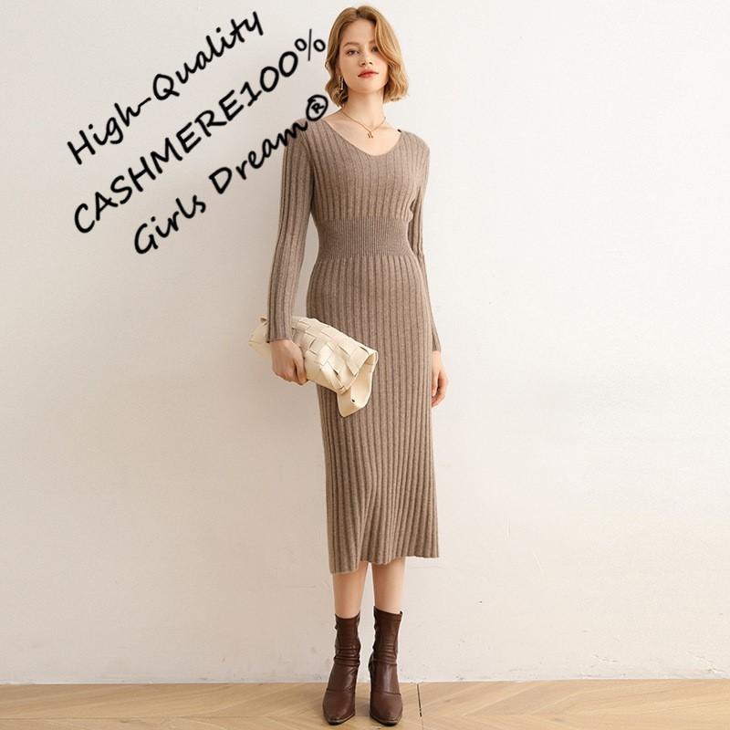 カシミヤ100% カシミア カシミヤ カシミヤワンピース 内モンゴル産