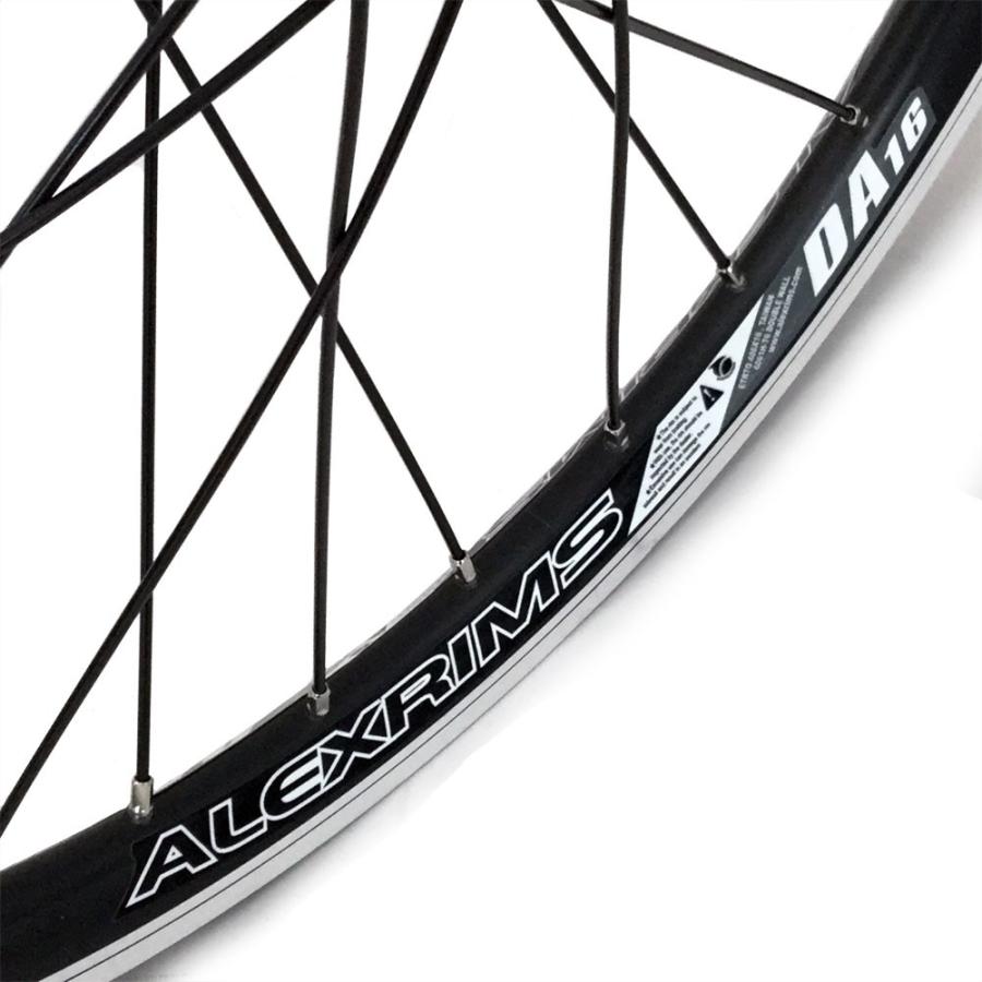 ブラックリム 完組ホイール シマノフリー 20インチ406 ダホン 美品