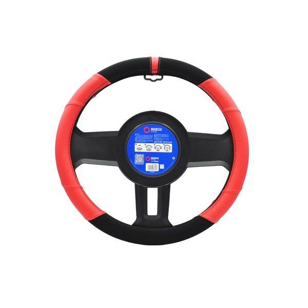 SparcoCORSA ステアリングカバー ハンドルカバー レザー＆スエード