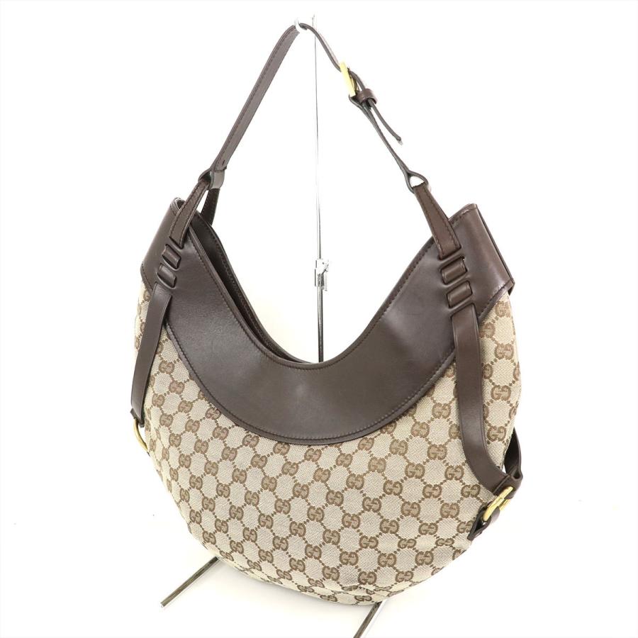 グッチ GUCCI GG柄 キャンバス×レザー ショルダーバッグ 106250
