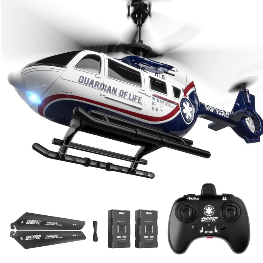 DEERC ラジコン ヘリコプター 室内 屋外 小型 子供向け ヘリ