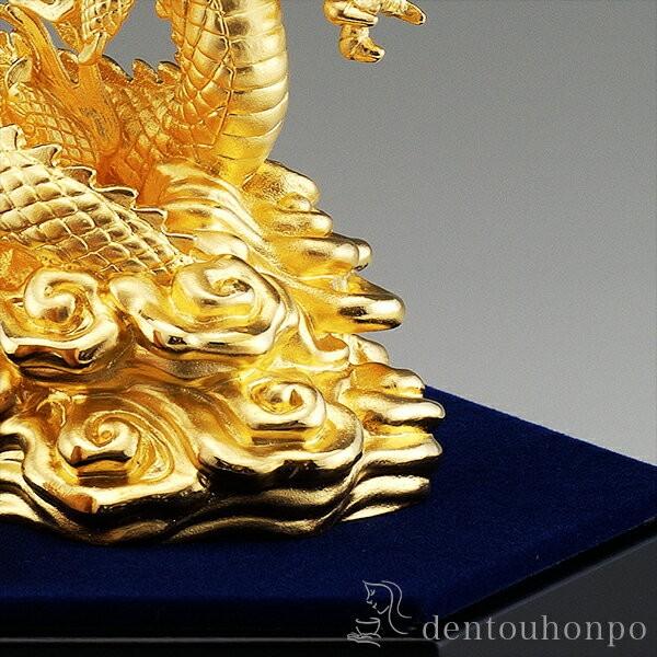 純金 瑞雲昇龍 D 55g ( 光則（金工芸） 木札名入れ有料 高級