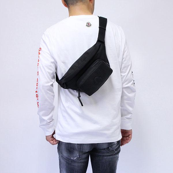 MONCLER（モンクレール） DURANCE ナイロン ボディバッグ【ブラック