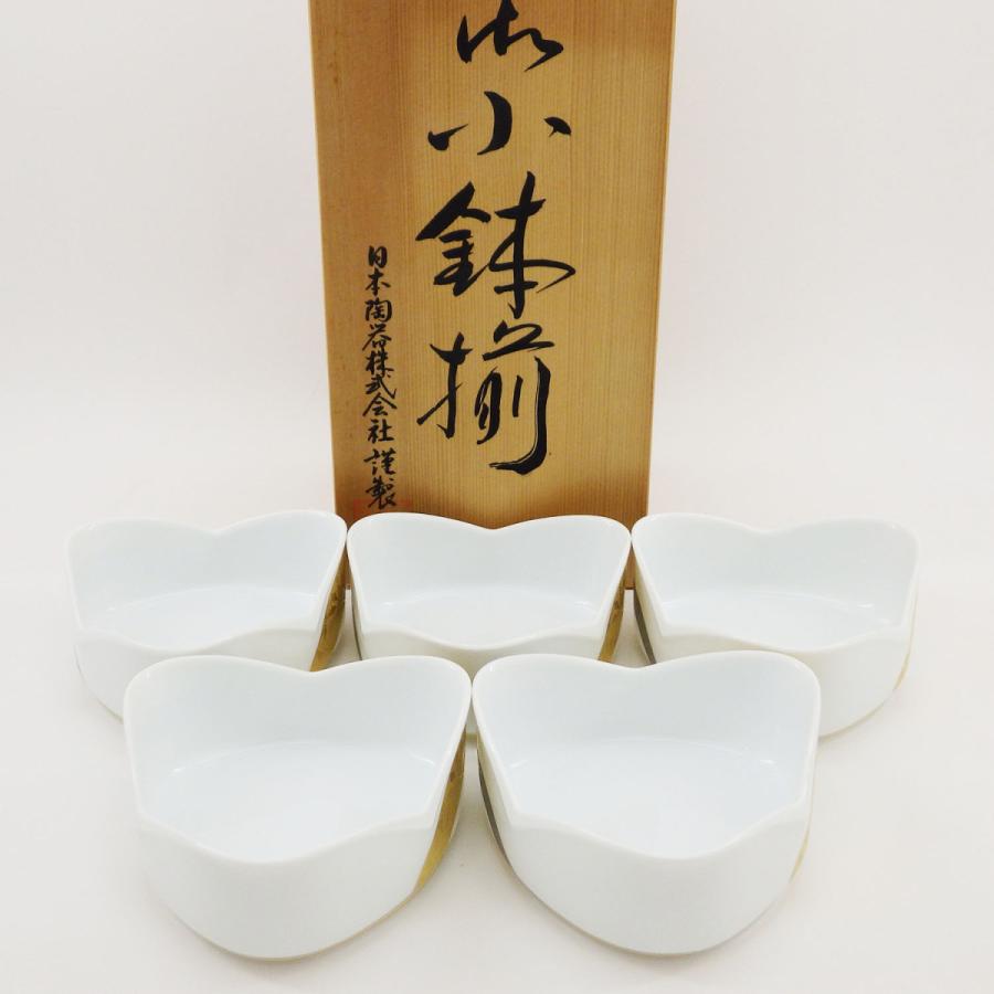 ノリタケ ダイヤモンドコレクション 金閣銀閣 小鉢揃 計5点 箱付き 乃