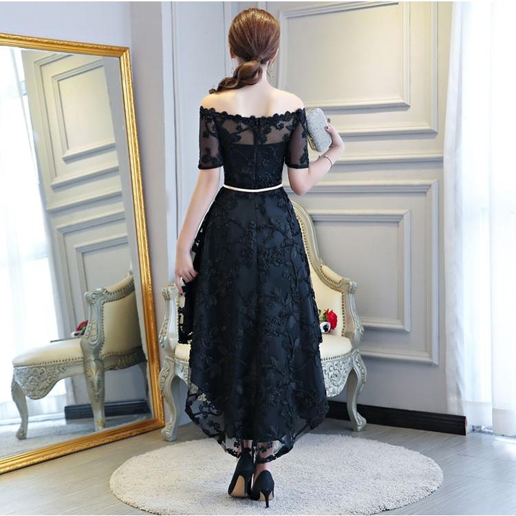 7サイズ・2カラー】パーティードレス フィッシュテール オフショルダー