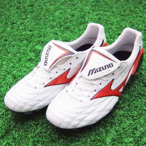 MIZUNO（ミズノ） モレリアウエーブ スーパーホワイトパール×レッド