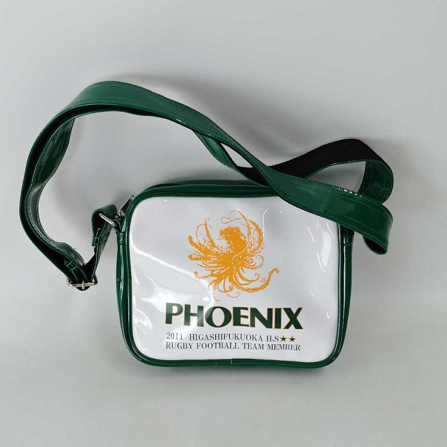中古】東福岡高校 ラグビー部 PHOENIX エナメル ショルダーバッグ